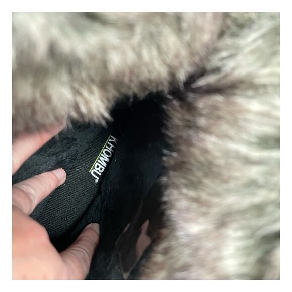 Khombu Slope Leather Snow Boots Size 7 - Picture 6 of 8